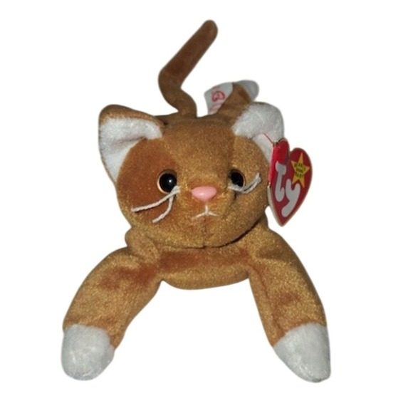 TY Beanie Baby Nip the Cat 1994 Plush Toy 3+ Years‎ - Picture 1 of 6
